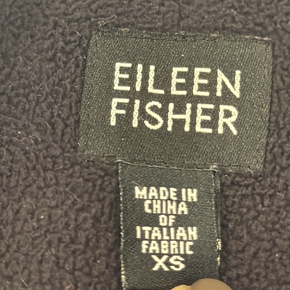 Eileen Fisher Lined Stand Collar A-Line Coat size XS - Picture 5 of 6